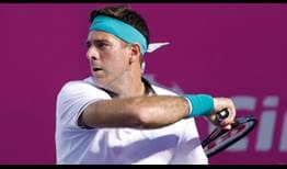 Del Potro dejó apenas dos games para avanzar a semifinales y no perdió puntos con su primer saque en todo el encuentro.