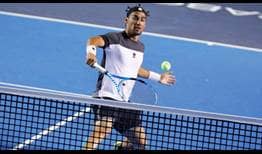 Fabio Fognini venció este jueves a Nishioka en 57 minutos en los cuartos de final del ATP de Los Cabos.