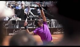 Juan Martín Del Potro debutó con triunfo en el Open Parc Auvergne-Rhône-Alpes Lyon.