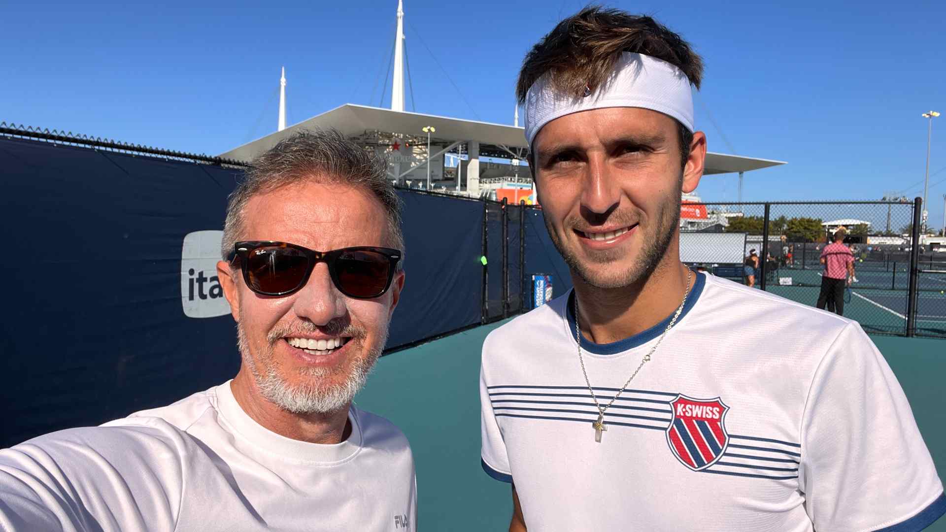 Horacio de la Peña es entrenador de Tomás Etcheverry desde final de temporada pasada.