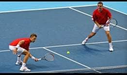 Team "Polish Power" Mariusz Fyrstenberg (left) and Marcin Matkowski (right) were finalists at the 2011 Nitto ATP Finals.