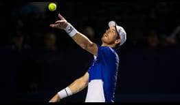 Andy Murray cayó ante Tennys Sandgren en primera ronda del Winston Salem Open, su segundo torneo de individuales desde que se operó la cadera en enero.