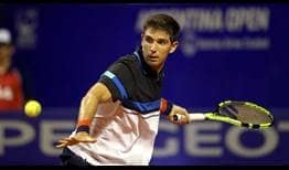 Federico Delbonis eases past Frenchman Stephane Robert for the loss of just four games in Buenos Aires.