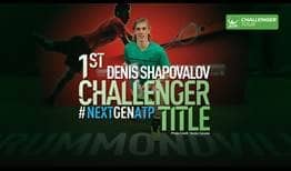 Denis Shapovalov picks up his first Challenger title in Drummondville.