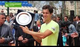 Aljaz Bedene clinches a tour-leading third ATP Challenger Tour title of the season in Barletta.