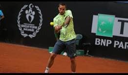Fifth seed Viktor Troicki tops Marcos Baghdatis in the TEB BNP Paribas Istanbul Open first round on Tuesday.