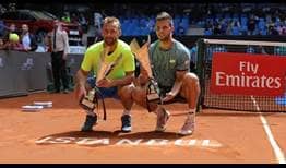 Roman Jebavy and Jiri Vesely claim their first ATP World Tour doubles title as a team in Istanbul.
