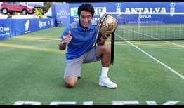 Yuichi Sugita becomes just the third Japanese player to lift an ATP World Tour trophy after prevailing in Antalya.