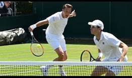 Kontinen y Peers, durante los cuartos de Wimbledon