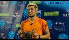 Akira Santillan levanta su primer trofeo del ATP Challenger Tour En Winnetka (EE.UU.)