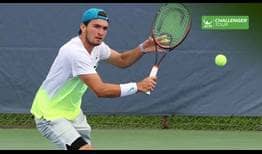 William Blumberg is making the most of his ATP Challenger Tour debut. 