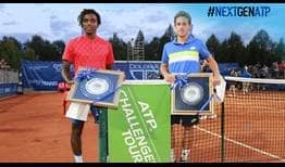 #NextGen ATP Swede Elias Ymer claims a straight-sets result to deny Roberto Carballes Baena in Cordenons.