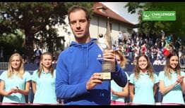 Richard Gasquet moves to 9-1 in Challenger finals, defeating Florian Mayer for the Pekao Szczecin Open title.