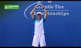 Kevin King lifts his first ATP Challenger Tour trophy, prevailing in Cary.