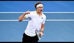 Alexander Zverev earns Germany a 1-0 lead in its Davis Cup World Group first-round tie against Australia after overcoming Alex de Minaur in five sets on Friday.