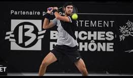Karen Khachanov medirá a Tomas Berdych en las semifinales del Open 13 Provence de Marsella.