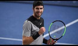 Karen Khachanov ha ganado las dos finales ATP World Tour que ha disputado en Chengdu 2016 y Marsella 2018.