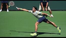 Raonic-Indian-Wells-Friday-QF-FH-Stretch2