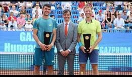 Franko Skugor earns his maiden ATP World Tour title and partner Dominic Inglot claims trophy No. 8 on Sunday.