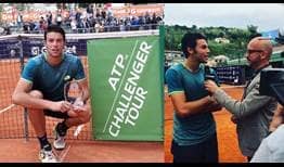 Gianluigi Quinzi claims his maiden ATP Challenger Tour title on home soil in Francavilla al Mare.