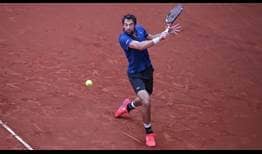 Jeremy Chardy defeats eighth seed Nikoloz Basilashvili in straight sets to reach the TEB BNP Paribas Istanbul Open second round on Tuesday.