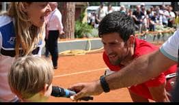 Novak Djokovic, a four-time champion in Rome, advanced to the final in 2017 (l. to Zverev).