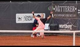 Rudolf Molleker claims his maiden ATP Challenger Tour title on home soil in Heilbronn, Germany.