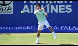 Yuichi Sugita defeats Guido Pella in three sets to improve to 6-0 at the Turkish Airlines Open Antalya on Monday.