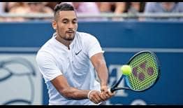 Nick Kyrgios, who triumphed in Atlanta two years ago, defeats Noah Rubin to reach the quarter-finals.