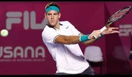 Juan Martín del Potro firmó un partido casi perfecto en los cuartos de final de Los Cabos.
