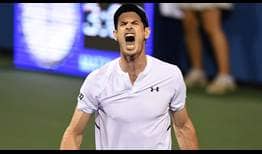 Andy Murray alcanzó los cuartos de final en el Citi Open en Washington.