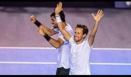 Marcelo Arévalo y Miguel Ángel Reyes-Varela celebran su primer título ATP World Tour en Los Cabos.