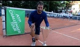 Paolo Lorenzi is the champion at the inaugural Sopot Open.