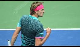 Alexander Zverev llegó a su cita de cuartos de final frente a Stefanos Tsitsipas sin haber cedido una derrota desde la pasada edición de Wimbledon.