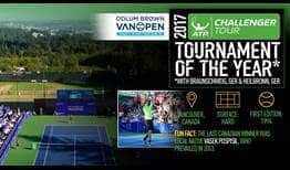 The Odlum Brown VanOpen celebrated Tournament of the Year honours on the ATP Challenger Tour in 2017.