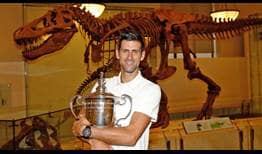 Djokovic-US-Open-2018-Media-Tour-Dinosaur