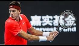 Juan Martín del Potro abre su participación en el China Open, donde opta a clasificar para las Nitto ATP Finals 2018.