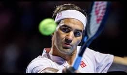 Roger Federer races past Daniil Medvedev to reach his 14th Swiss Indoors Basel final.