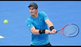 Two-time Brisbane champion Andy Murray wins his first match of the 2019 season, defeating Aussie James Duckworth.