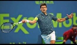 Novak Djokovic cae con Robert Bautista Agut en semifinales de Doha.