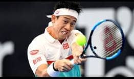 Kei Nishikori beats jeremy Chardy to advance to his second Brisbane International final.
