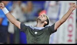 Argentina's Juan Ignacio Londero celebrates winning the Cordoba Open on Sunday evening.