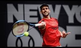 Adrián Menéndez Maceiras, cuartofinalista en la última edición, supera la fase previa del New York Open 2019.
