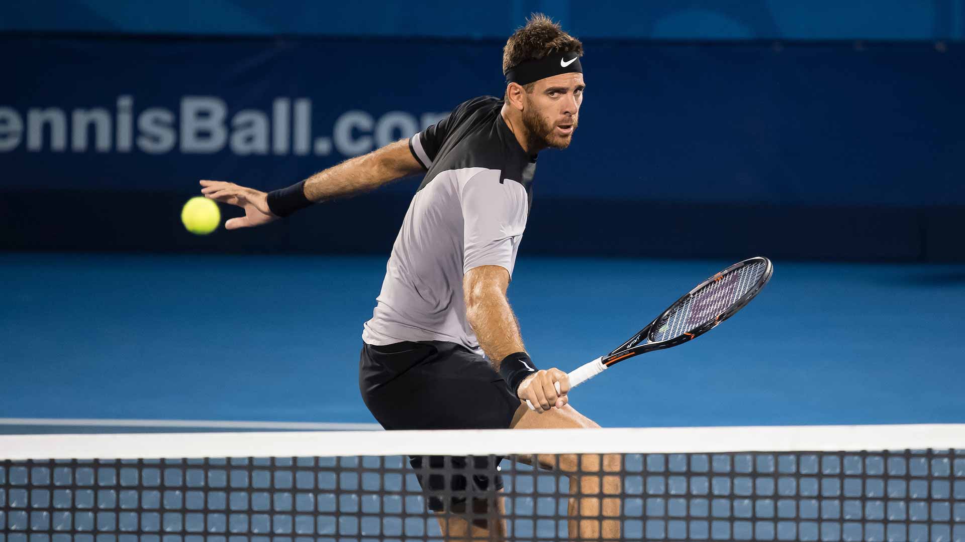 Del Potro Hits Delray Beach