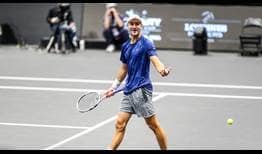 Qualifier Brayden Schnur reaches his first ATP Tour final on Saturday at the New York Open.