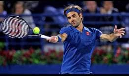 Federer-Dubai-2019-Thursday-Forehand