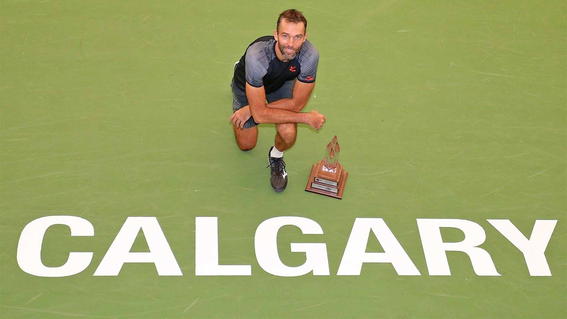 <a href='https://www.atptour.com/en/players/ivo-karlovic/k336/overview'>Ivo Karlovic</a> wins a Challenger in Calgary in 2018