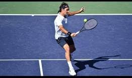 Federer-Indian-Wells-2019-Wednesday-BH-Volley-PS