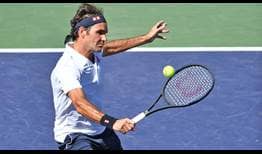 Roger Federer disputará el sábado su semifinal número 12 en el BNP Paribas Open.