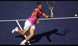 Rafael Nadal alcanzó las semifinales en el BNP Paribas Open sin ceder un solo set.